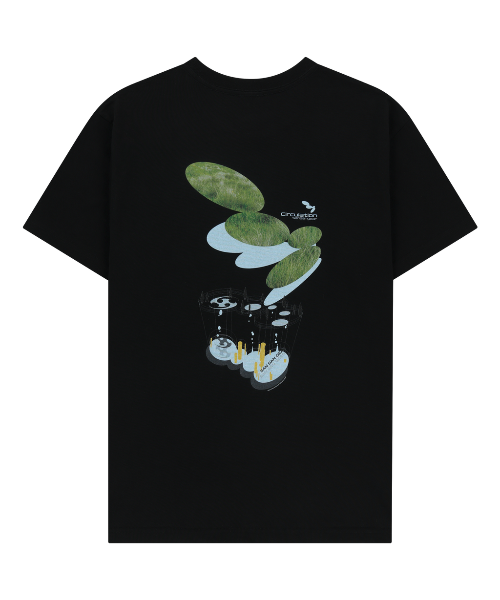 San San Gear - Chan Chan Symbol T-Shirt (Black) product image 2 | TRAB K-Fashion Australia