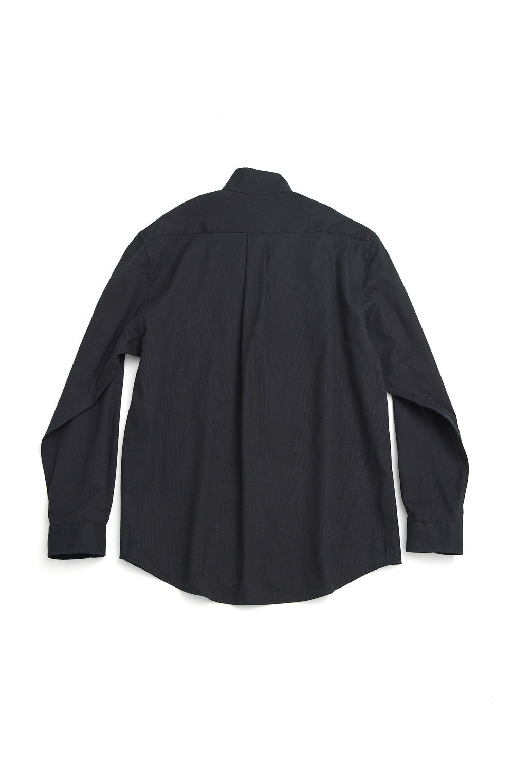 Hatchingroom - Asymmetric Double Shirt Jacquard (Black) product image 2 | TRAB K-Fashion Australia