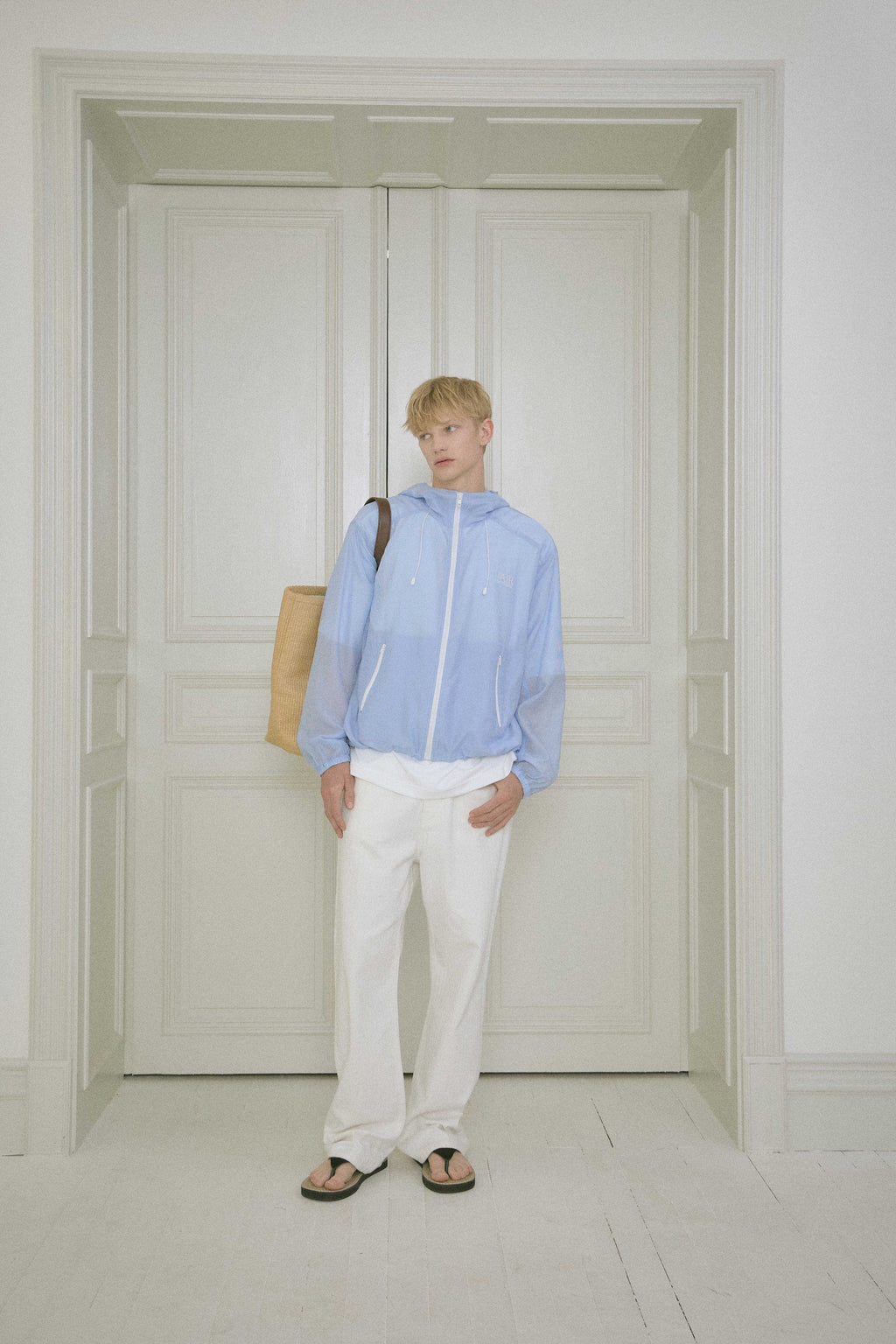 Stu - Stripe Windbreaker (Blue) product image 7 | TRAB K-Fashion Australia