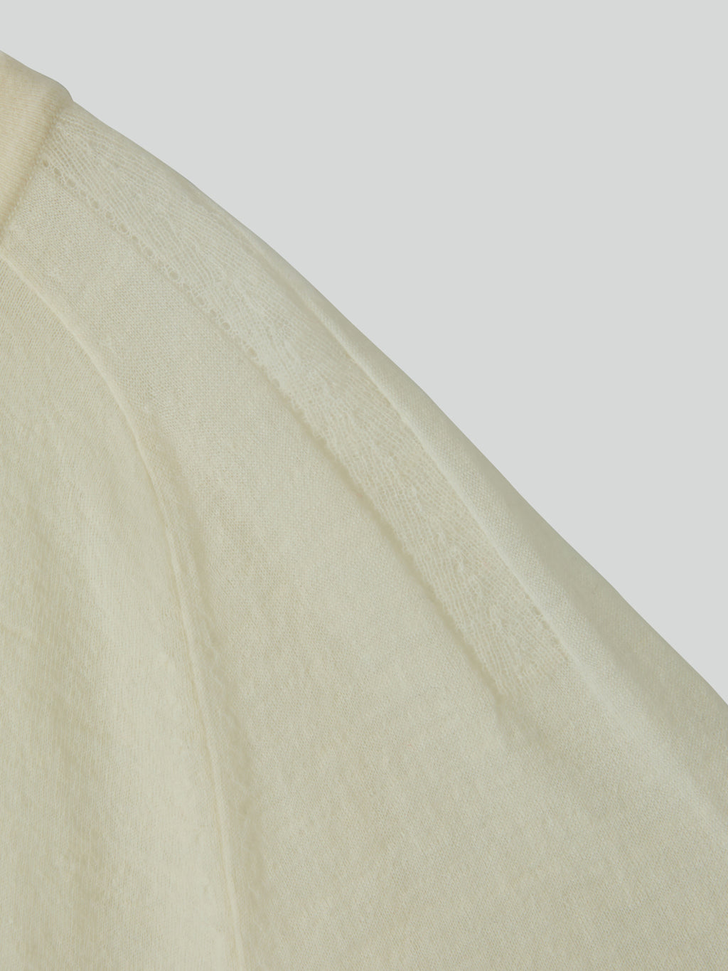 Recto - Rc Sheer Knit Top (Cream) product image 9 | TRAB K-Fashion Australia