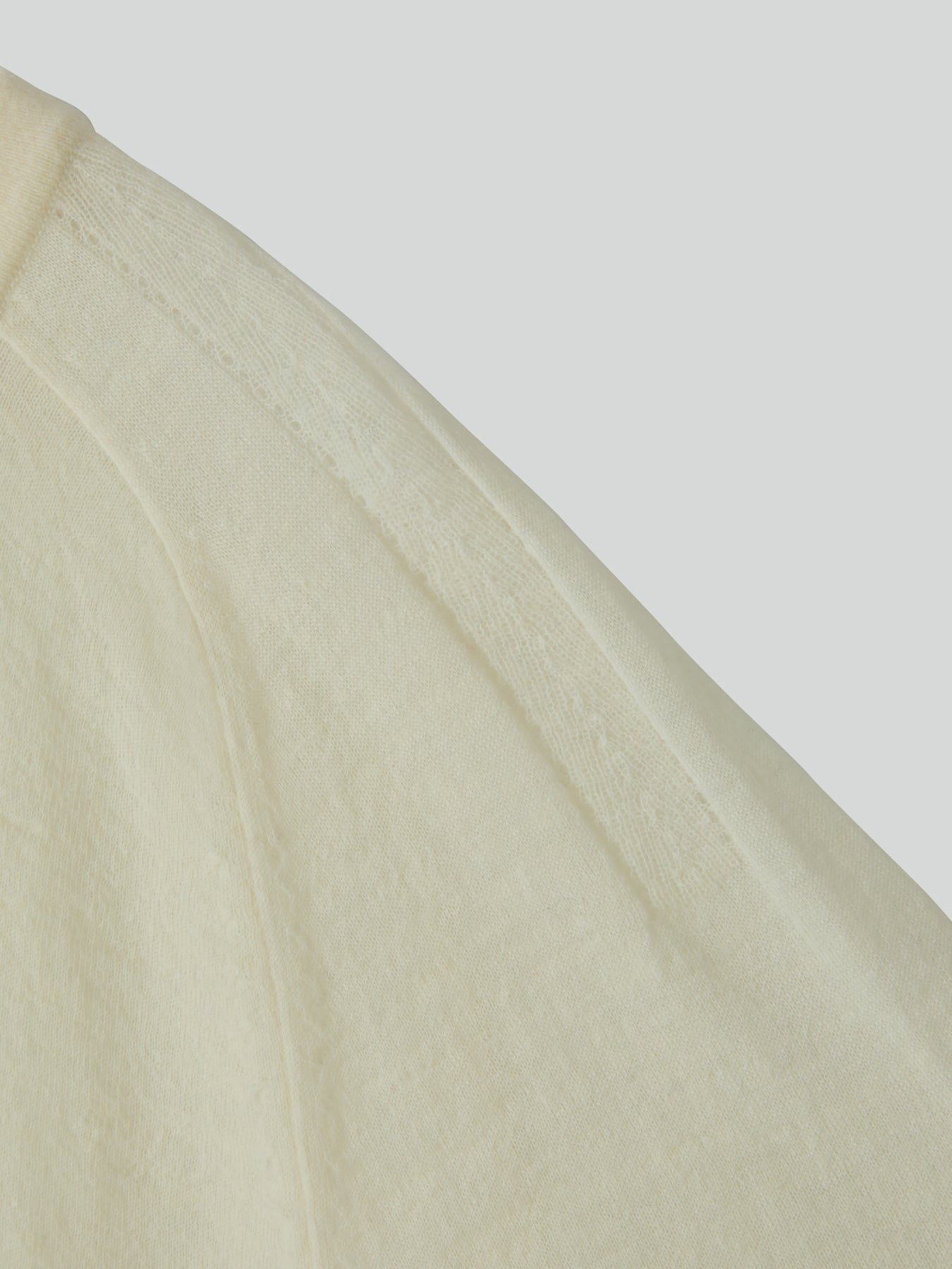 Recto - Rc Sheer Knit Top (Cream) product image 9 | TRAB K-Fashion Australia