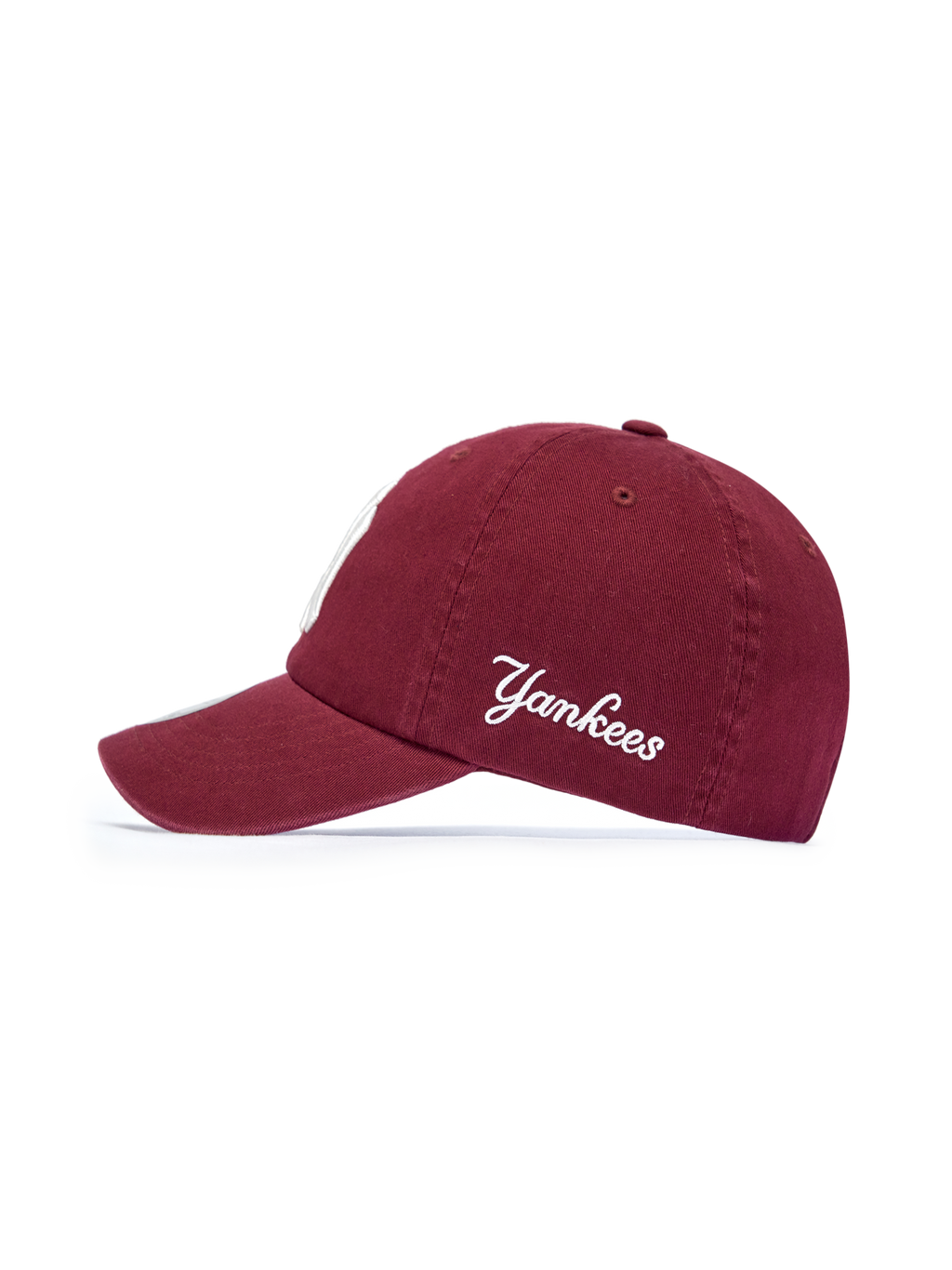 MLB Korea - MLB Signature Unstructured Ball Cap New York Yankees (Wine) product image 6 | TRAB K-Fashion Australia