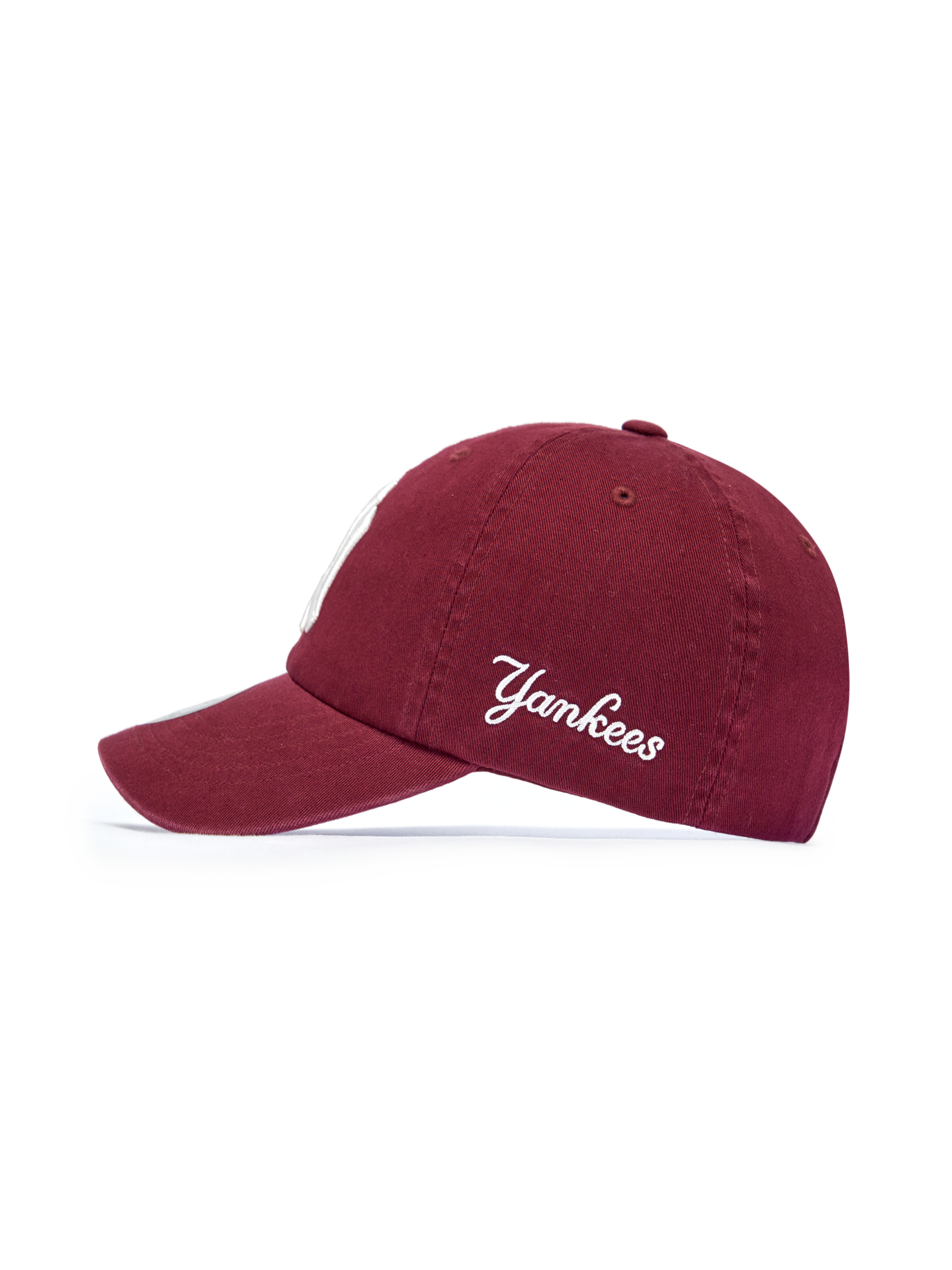 MLB Korea - MLB Signature Unstructured Ball Cap New York Yankees (Wine) product image 6 | TRAB K-Fashion Australia