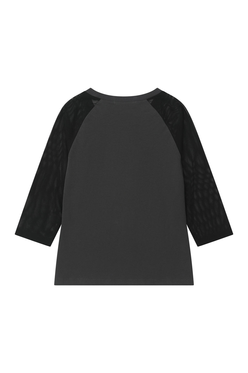 Deinet - Mesh Contrast Raglan Half Sleeve (Charcoal) product image 8 | TRAB K-Fashion Australia