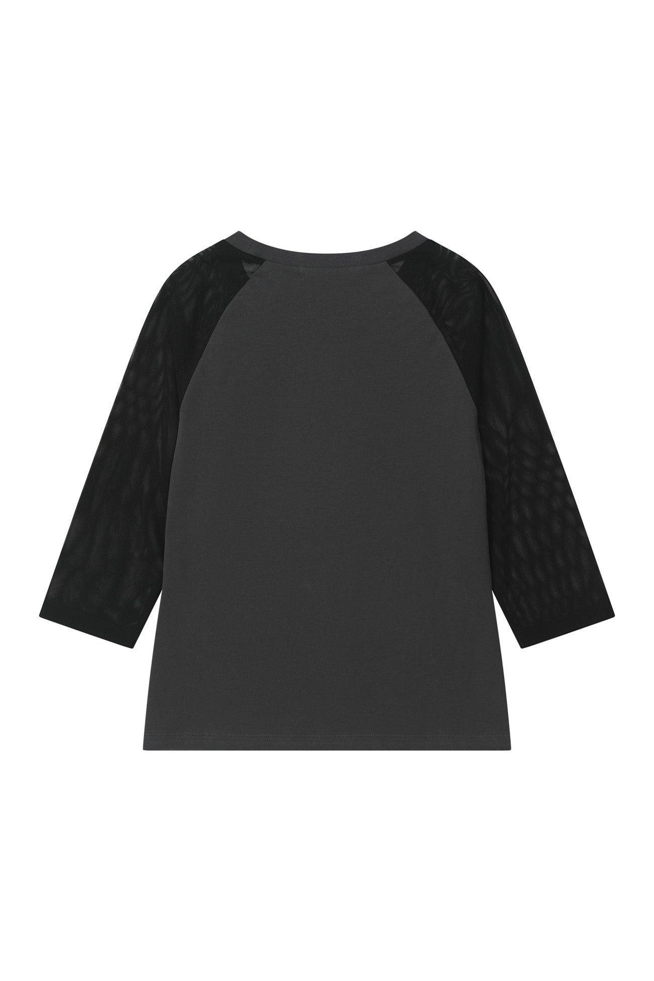 Deinet - Mesh Contrast Raglan Half Sleeve (Charcoal) product image 8 | TRAB K-Fashion Australia
