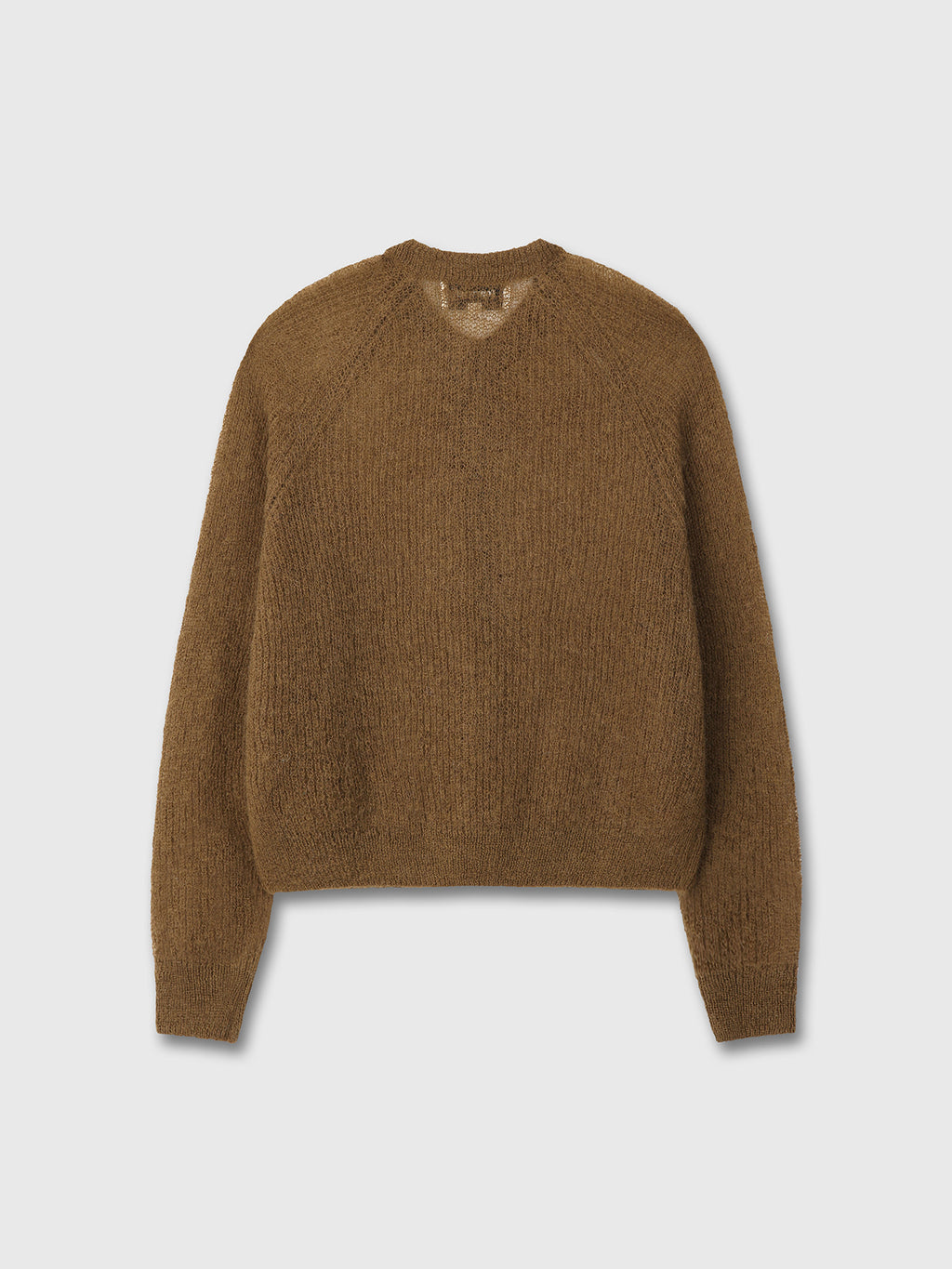 Tonywack - Wool And Mohair Ribbed Mesh Cardigan (Camel) product image 11 | TRAB K-Fashion Australia