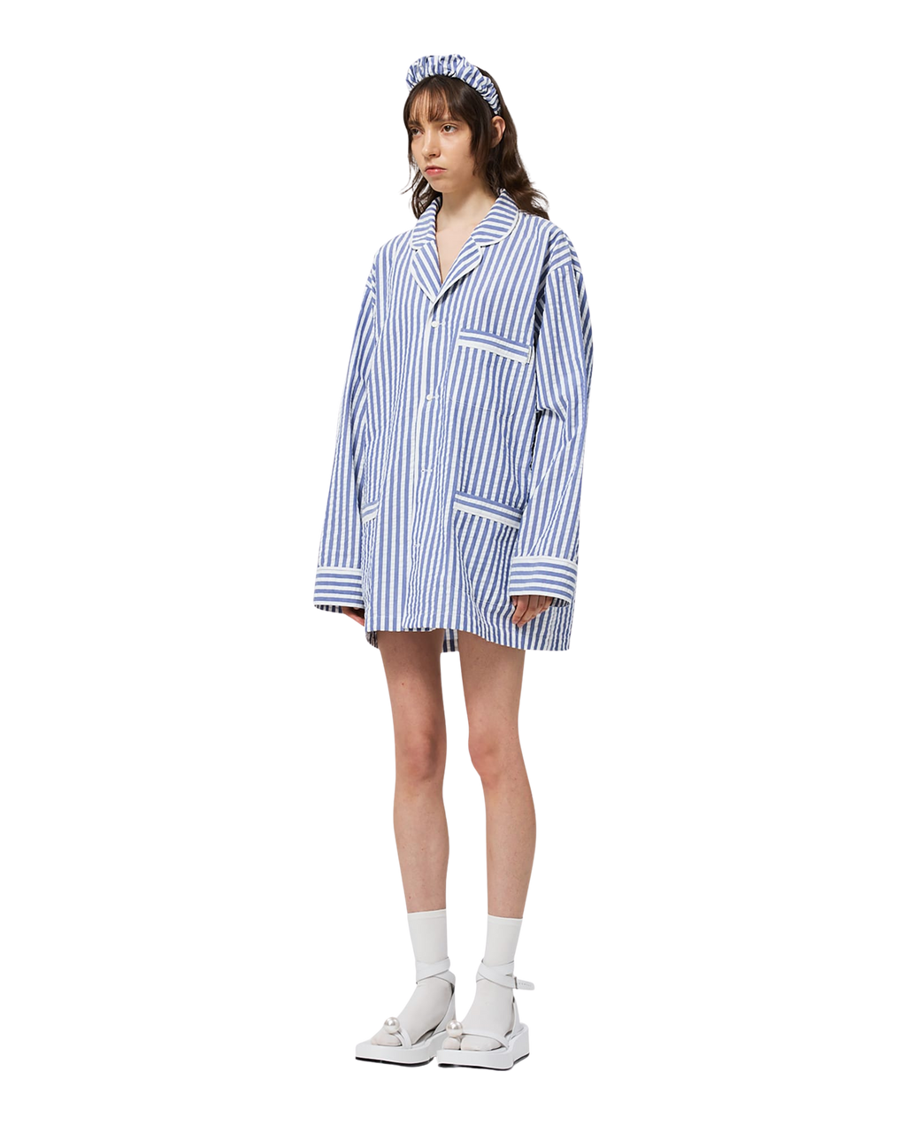 Kimhe Kim - Pajama Jacket (Blue) product image 4 | TRAB K-Fashion Australia