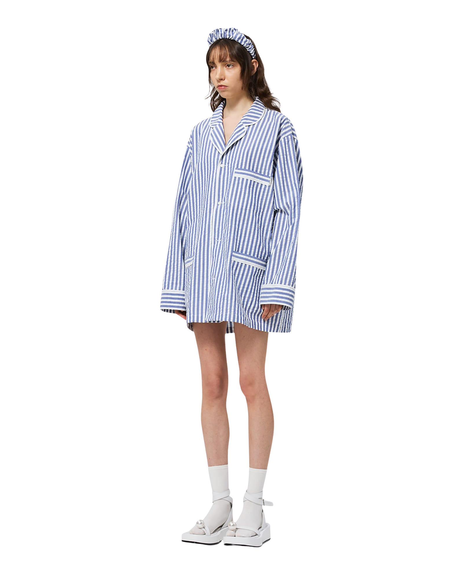 Kimhe Kim - Pajama Jacket (Blue) product image 4 | TRAB K-Fashion Australia