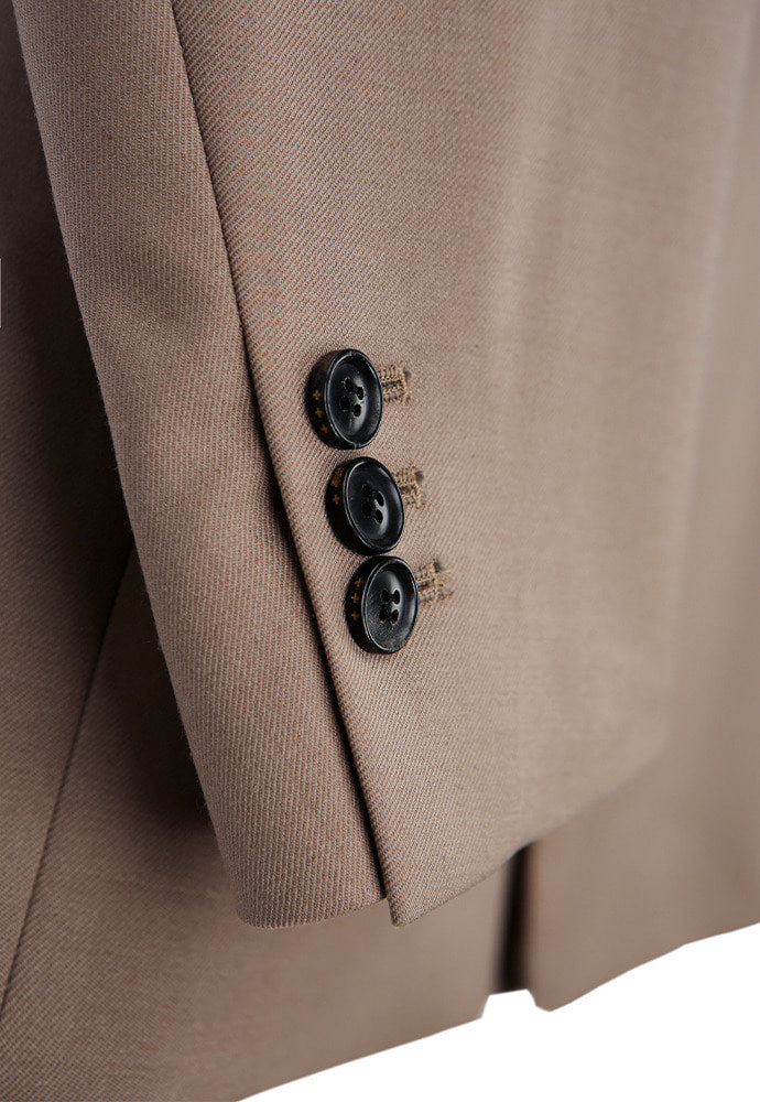 Tonywack - Clip Half-Double Blazer (Musk Beige) product image 10 | TRAB K-Fashion Australia