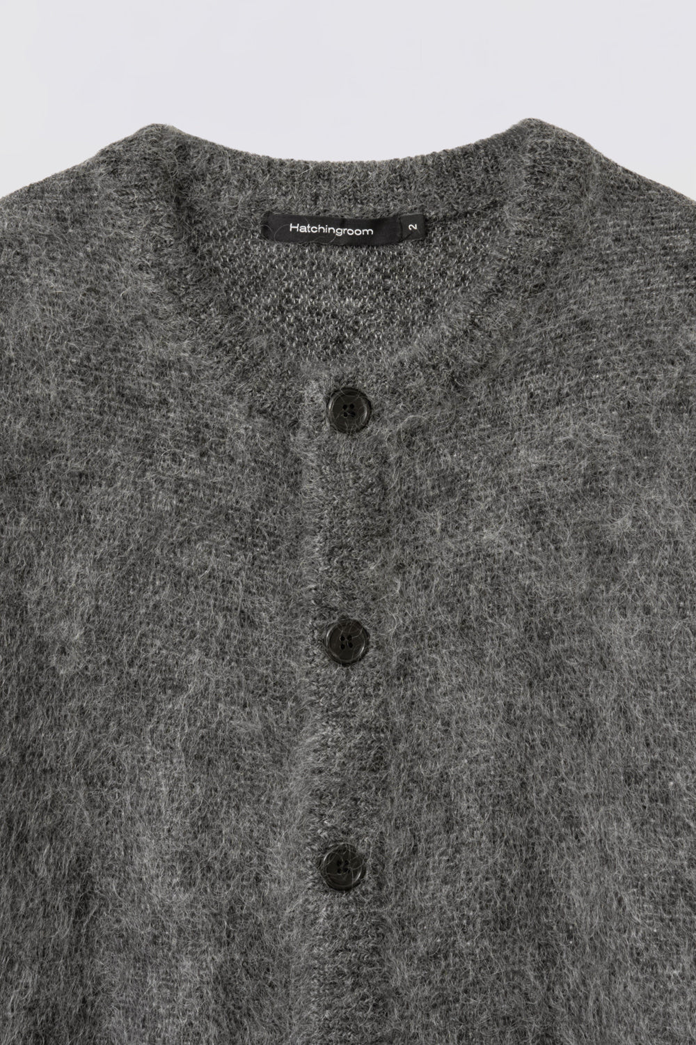 Hatchingroom - Hanabi Mohair Cardigan (Grey) product image 2 | TRAB K-Fashion Australia