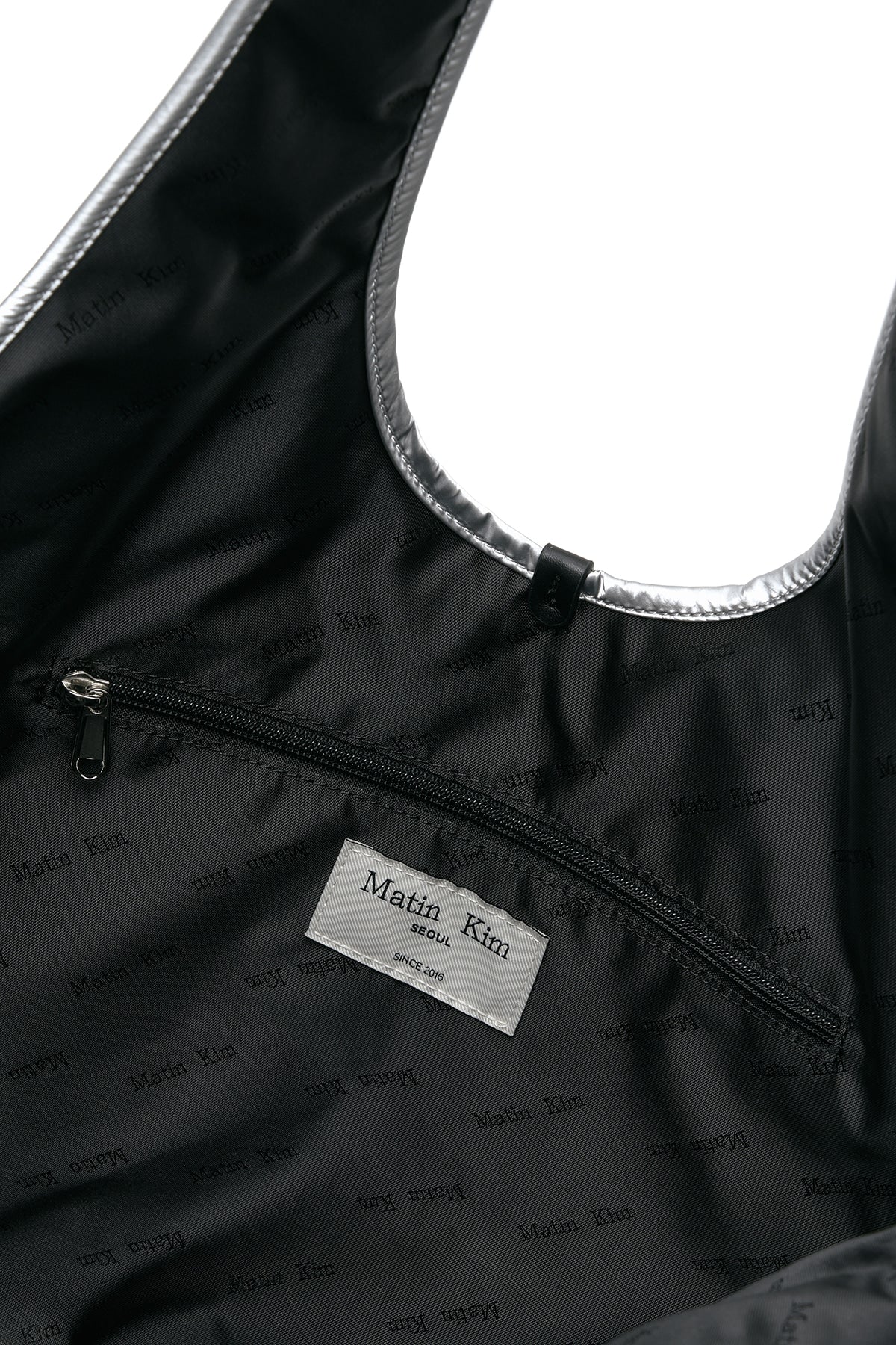Matin Kim - Matin Logo Quilting Ecobag (Silver) product image 4 | TRAB K-Fashion Australia