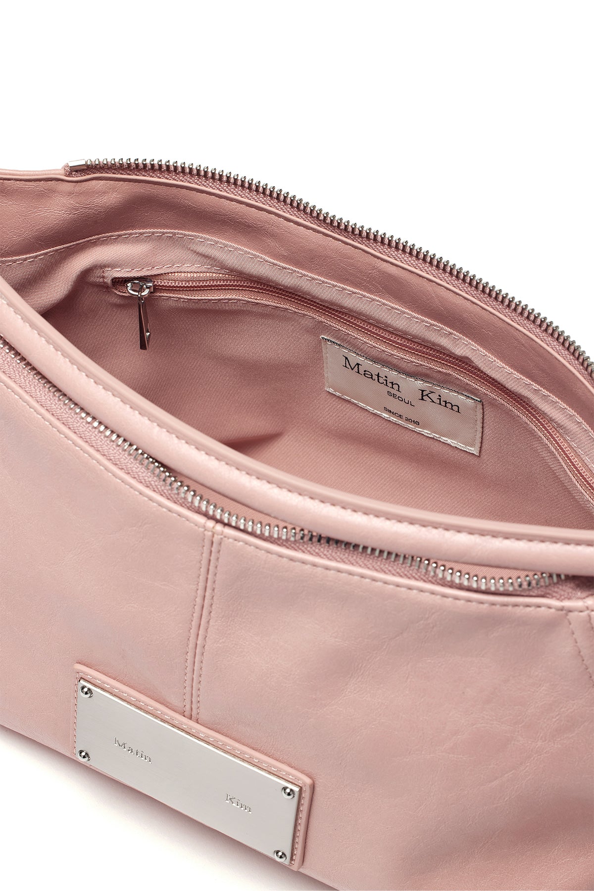 Matin Kim - Side Zipper Two Way Bag (Pink) product image 4 | TRAB K-Fashion Australia