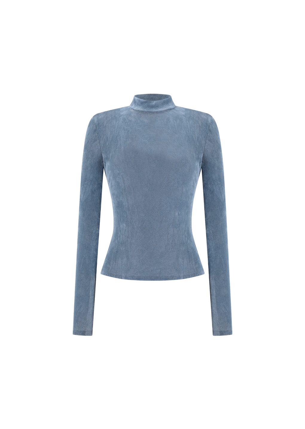 Amomento - Mock neck top (Blue) product image 2 | TRAB K-Fashion Australia
