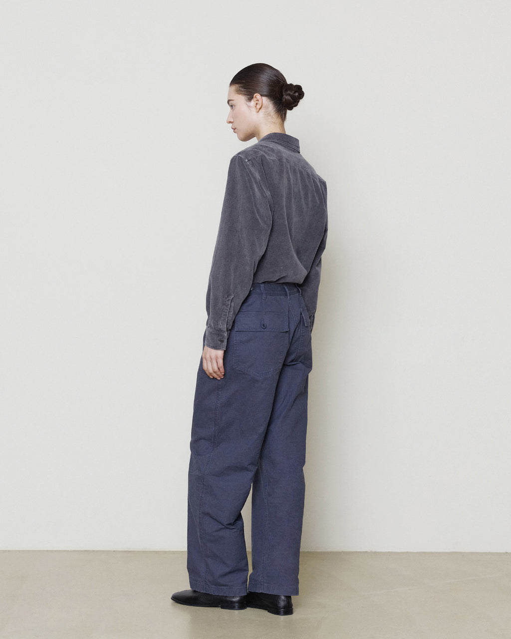Brownyard - Wide Fatigue Pants (Washed Navy) product image 3 | TRAB K-Fashion Australia