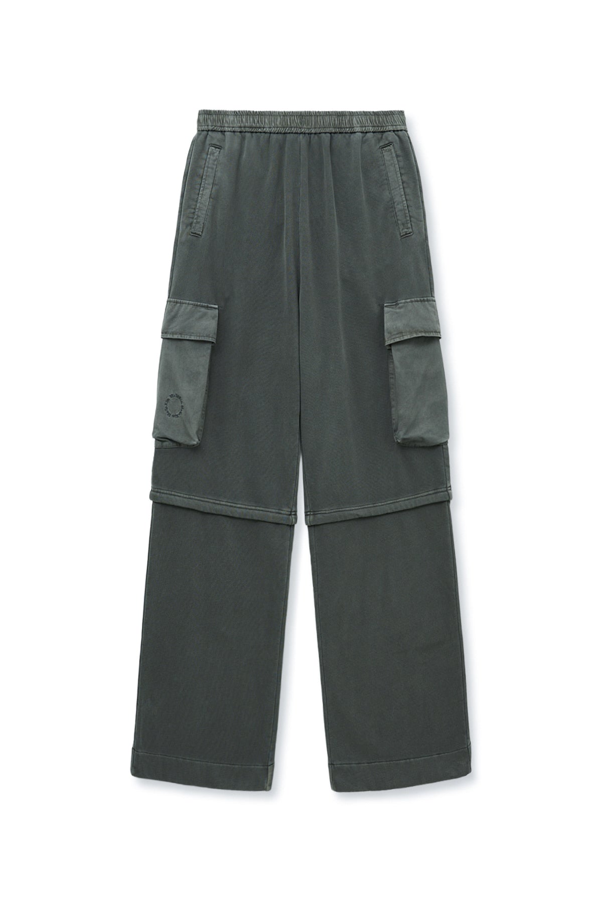 Matin Kim - [Pre-Order – Ships November 5] Pigment Dyed Cargo Pants (Charcoal) product image 2 | TRAB K-Fashion Australia