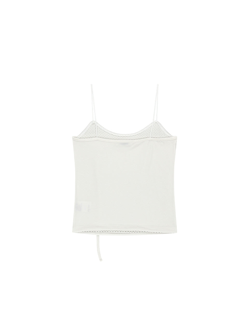 Kijun - [Ships 22 June] Polka Dot Layered Tank Top (Off-White) product image 10 | TRAB K-Fashion Australia