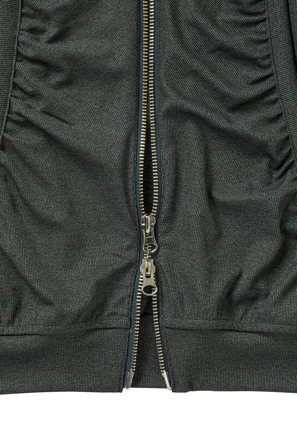 Deinet - Shirring Hood Zip Up (Dark Grey) product image 5 | TRAB K-Fashion Australia
