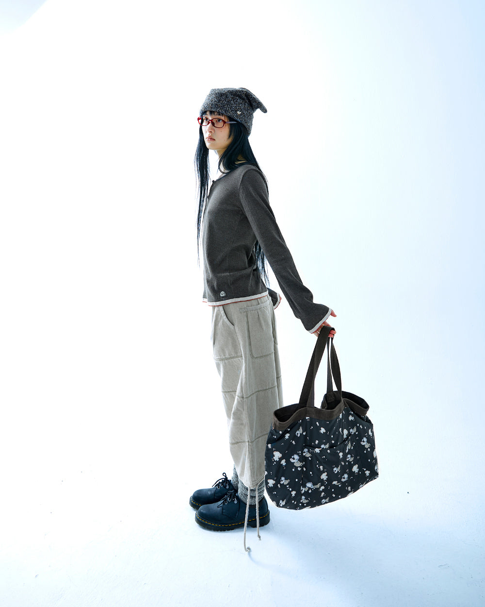 Coyseio - Oxford Zigzag Pants (Beige) product image 7 | TRAB K-Fashion Australia