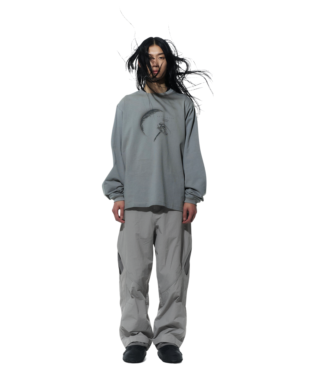San San Gear - Space Long Sleeves (Grey) product image 1 | TRAB K-Fashion Australia