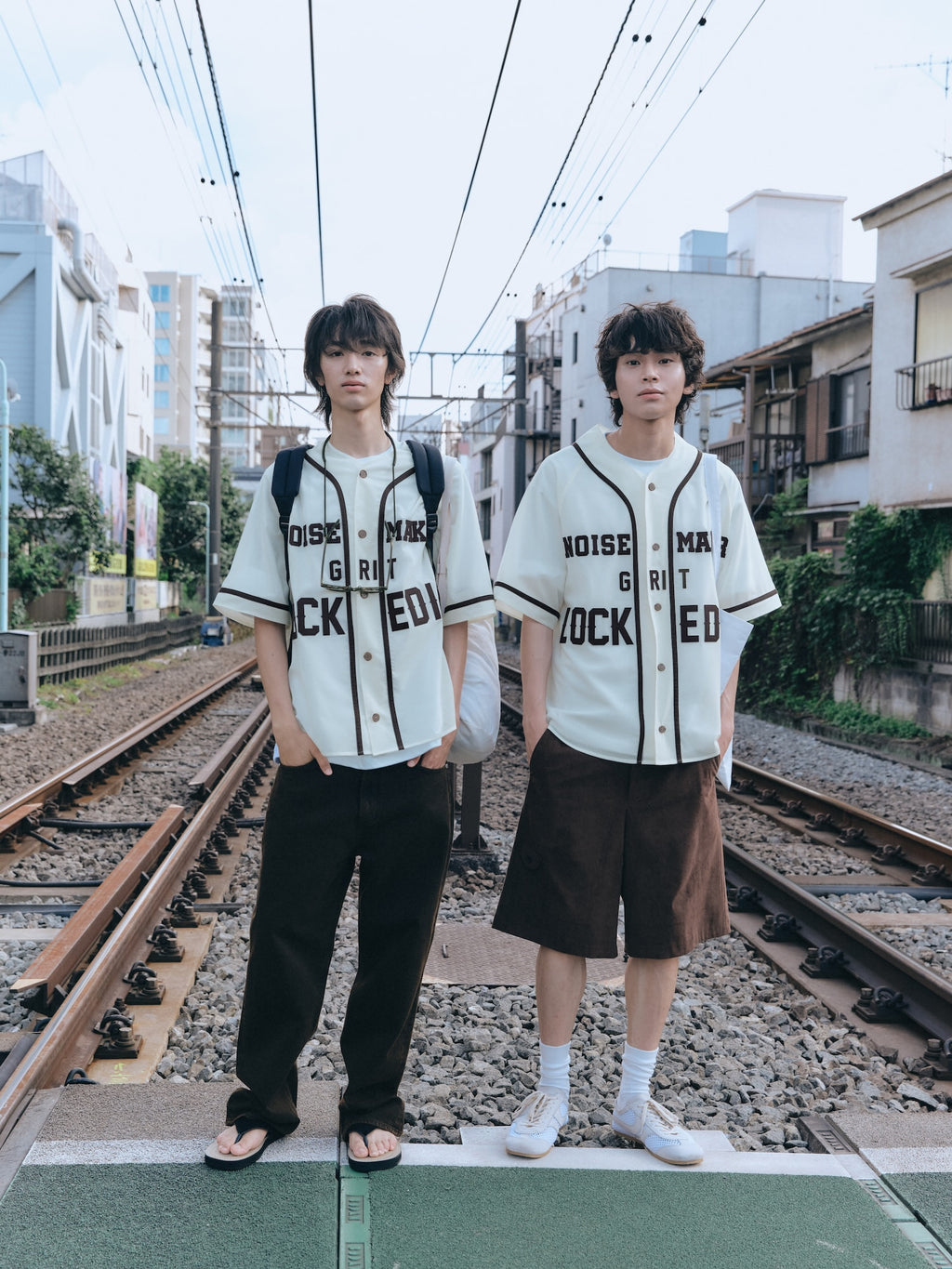 STU - Seersucker Baseball Shirt (Ivory) product image 11 | TRAB K-Fashion Australia