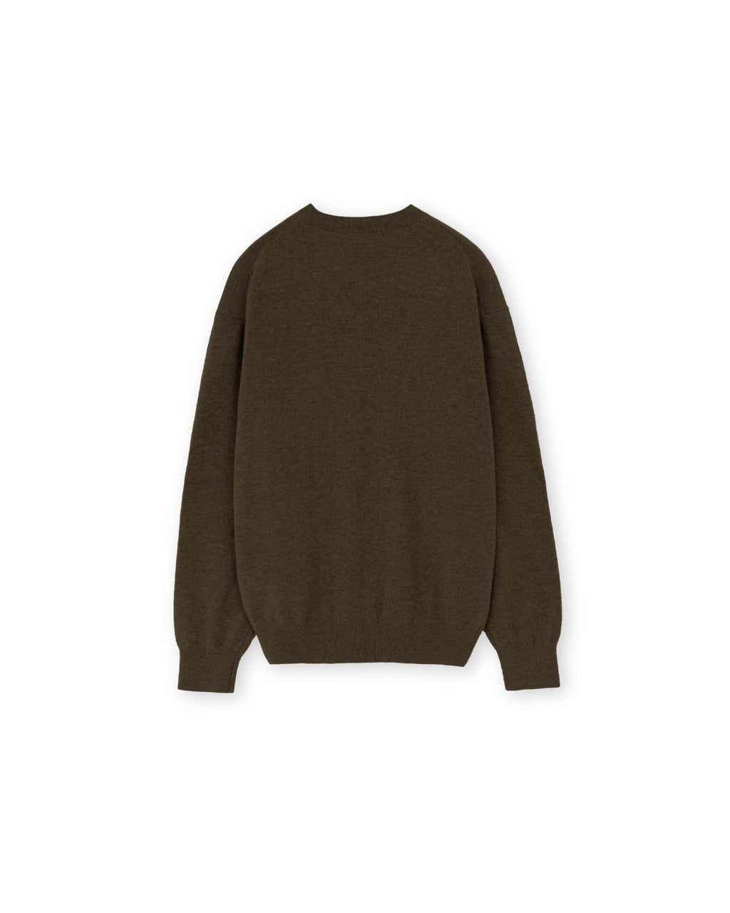 Brownyard - Extra Super Fine V Neck Knit (Brown) product image 2 | TRAB K-Fashion Australia