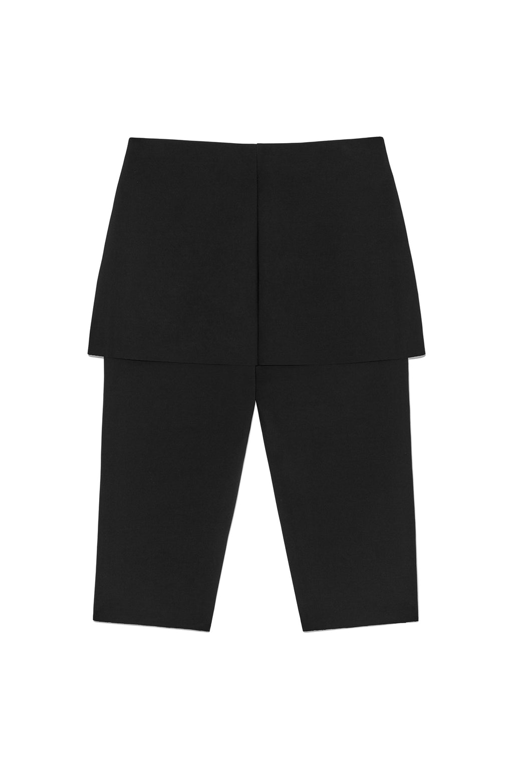 Matin Kim - Banding Capri Skirt Pants (Black) product image 2 | TRAB K-Fashion Australia