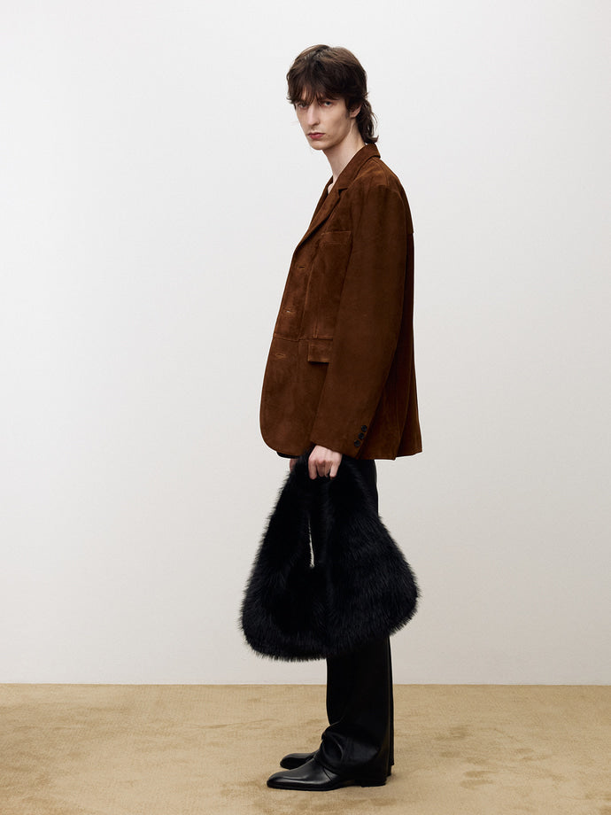 Tonywack - Suede Tailored Jacket (Camel) product image 2 | TRAB K-Fashion Australia