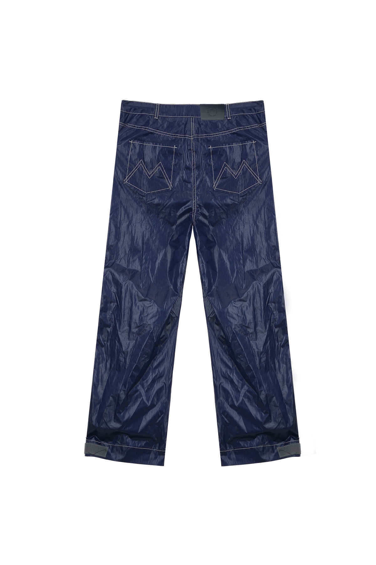Matin Kim - Stitch Detailed Trucker Pants (Blue) product image 2 | TRAB K-Fashion Australia
