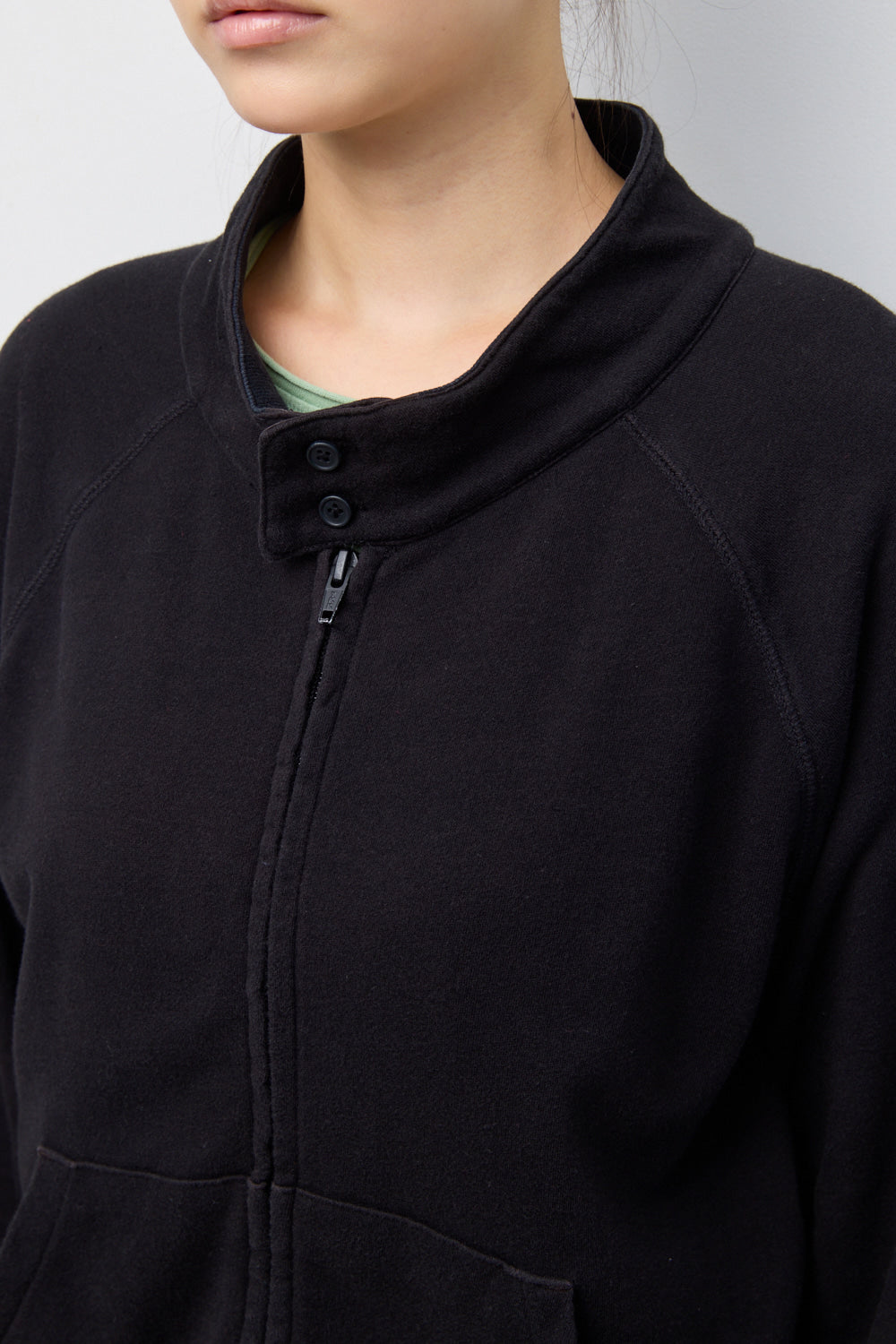 Hatchingroom - VTG Harrington Cardigan (Bleached Black) product image 11 | TRAB K-Fashion Australia