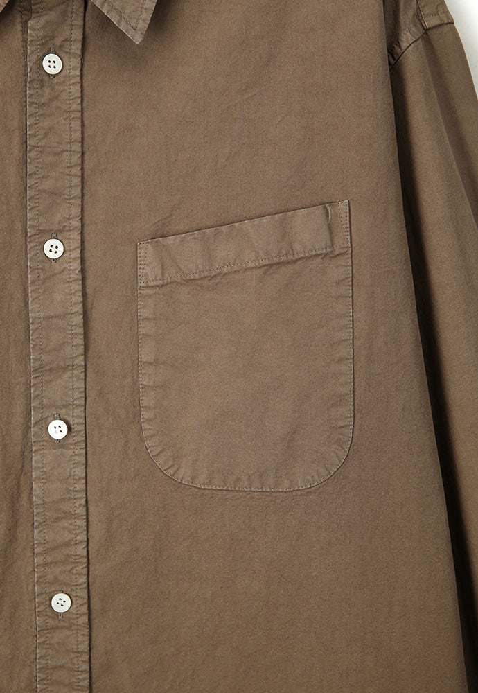 Art if acts - Padre Garment-dyed Shirt (Brown) product image 10 | TRAB K-Fashion Australia