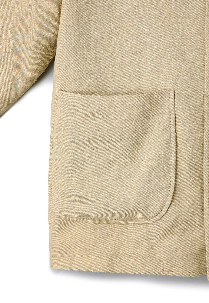 Art if acts - Silk French Forestiere Jacket (Beige) product image 13 | TRAB K-Fashion Australia