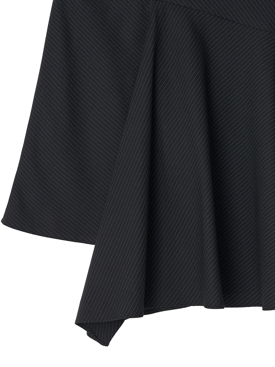 Kijun - Striped Unbalance Skirt (Black) product image 8 | TRAB K-Fashion Australia