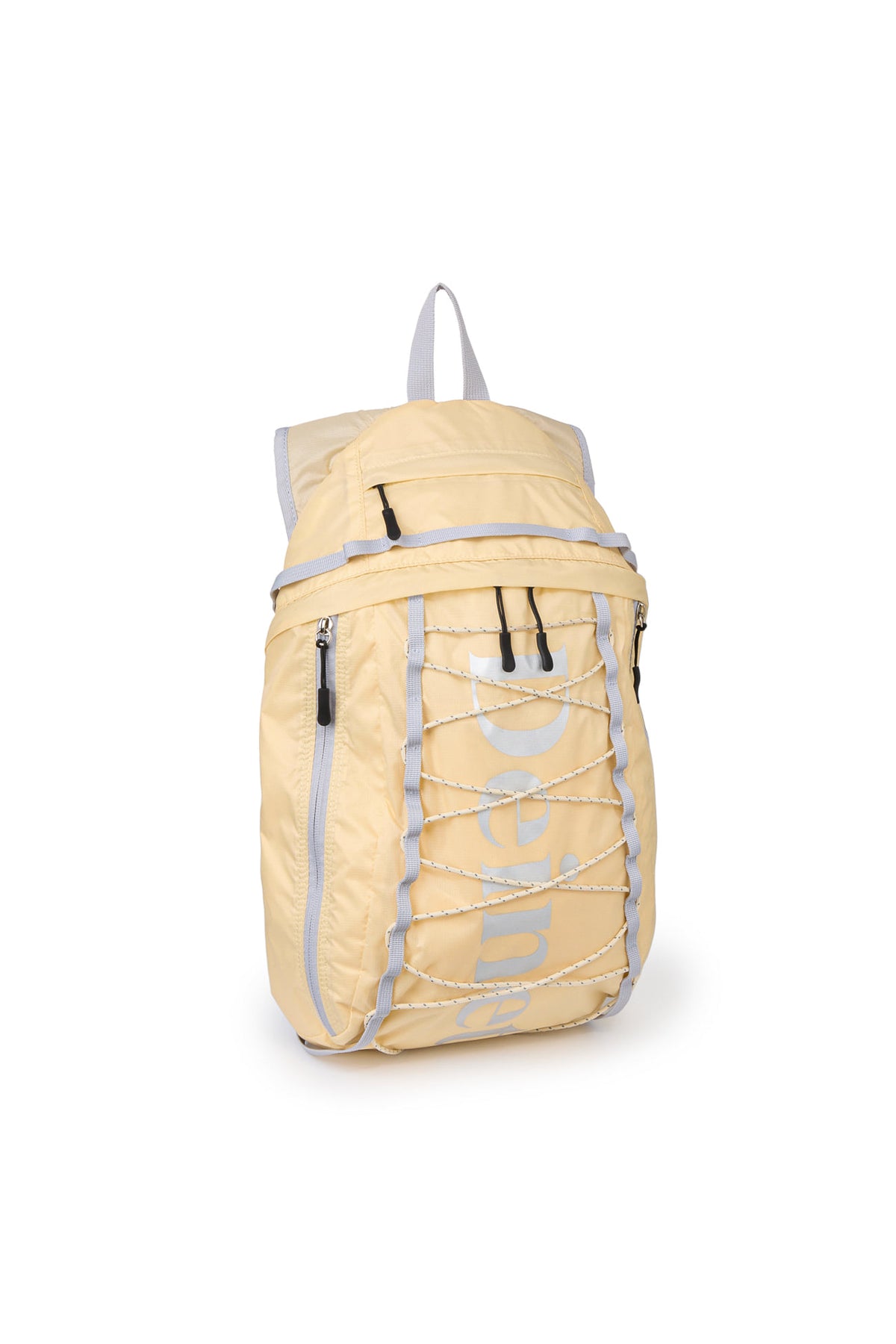 Deinet - Nylon Essential Logo Backpack (Light Yellow) product image 2 | TRAB K-Fashion Australia