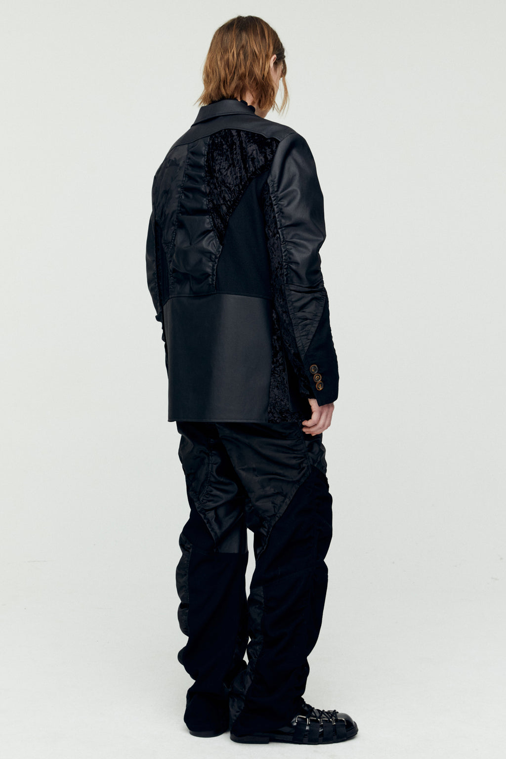 Andersson Bell - Flight Mix Jacket (Black) product image 9 | TRAB K-Fashion Australia