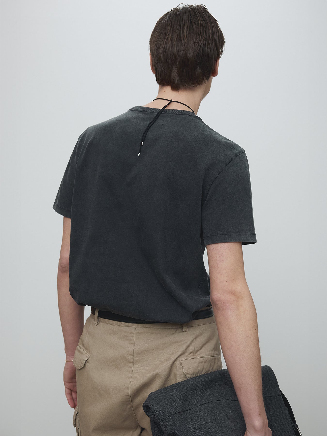 Tonywack - Signature Garment Dyed T-Shirt (Faded Black) product image 7 | TRAB K-Fashion Australia