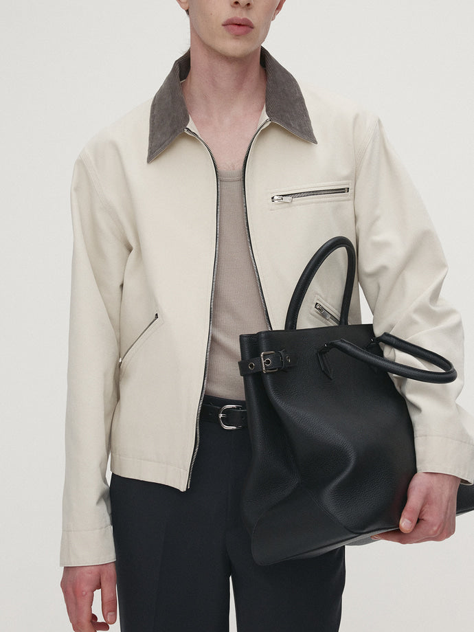 Tonywack - Washed Corduroy Collar Work Jacket (Ecru) product image 6 | TRAB K-Fashion Australia