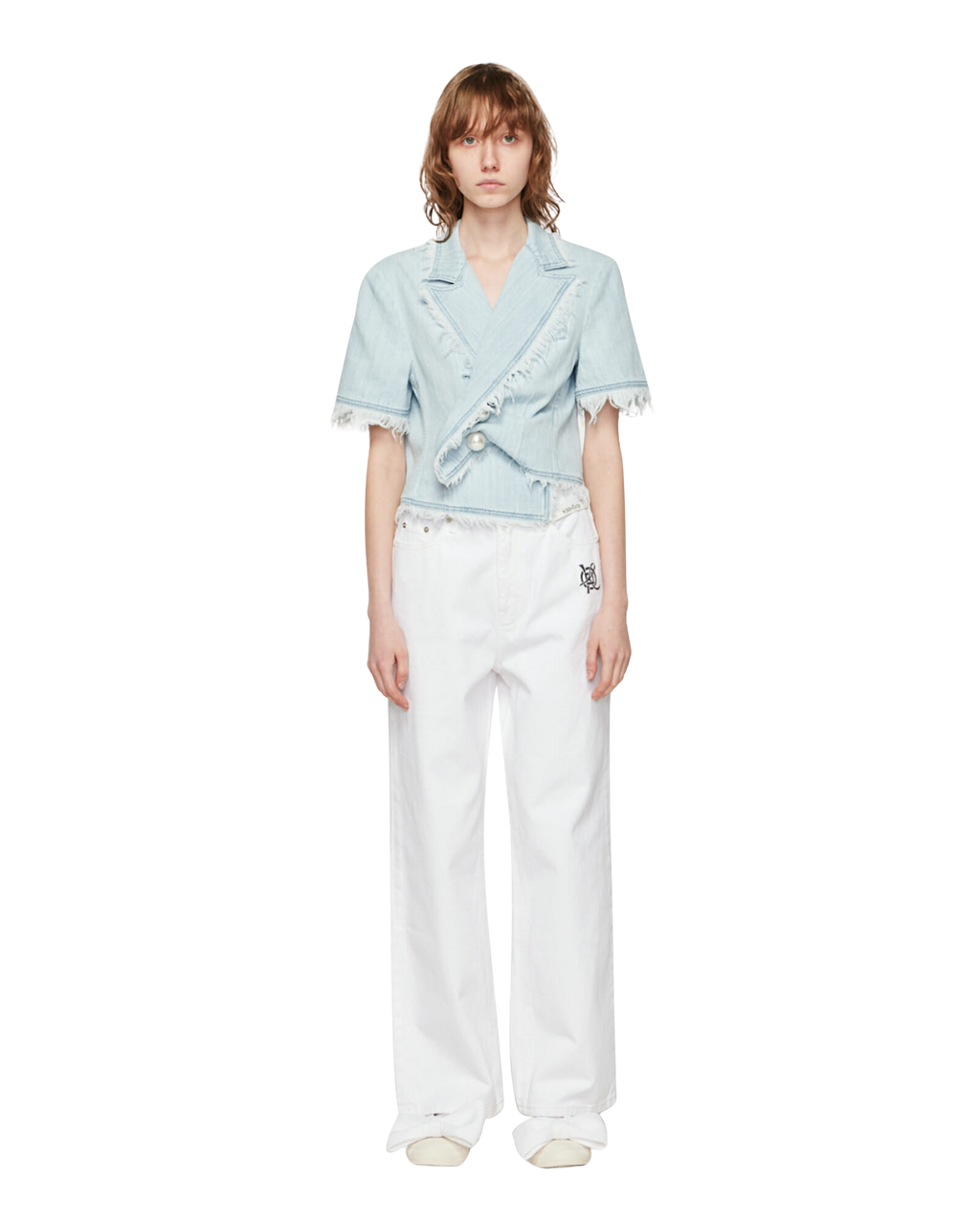 Kimhe Kim - Venus Denim Jacket (Sky Blue) product image 1 | TRAB K-Fashion Australia