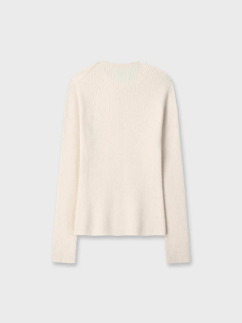 Tonywack - Super Fine Wool Ribbed Sweater (Ivory) product image 8 | TRAB K-Fashion Australia