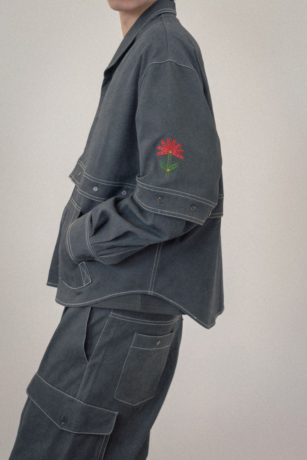 Ioedle - Assembled Cargo Pants With Screws Loosened (Charcoal) product image 15 | TRAB K-Fashion Australia