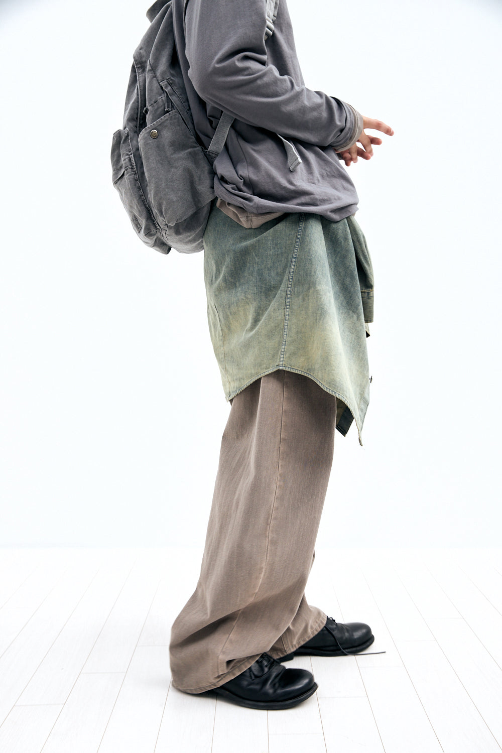 Hatchingroom - Curve Jeans Washed (Beige) product image 18 | TRAB K-Fashion Australia