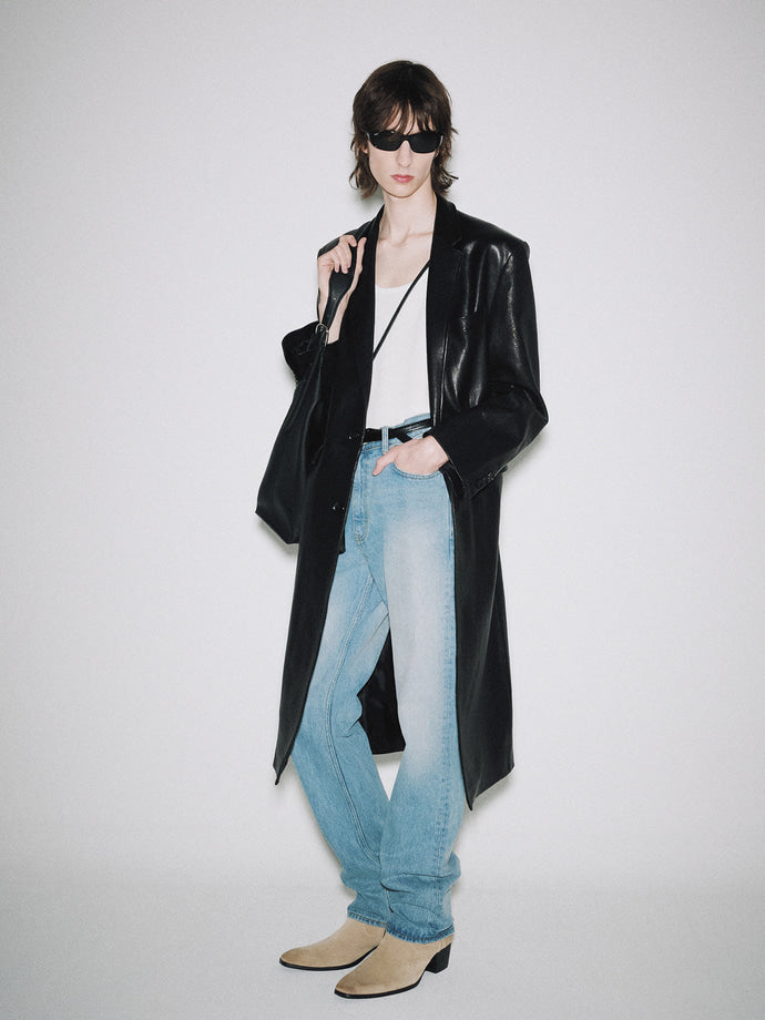 Tonywack - Vegetable Tanned Lamb Leather Single Coat (Black) product image 9 | TRAB K-Fashion Australia