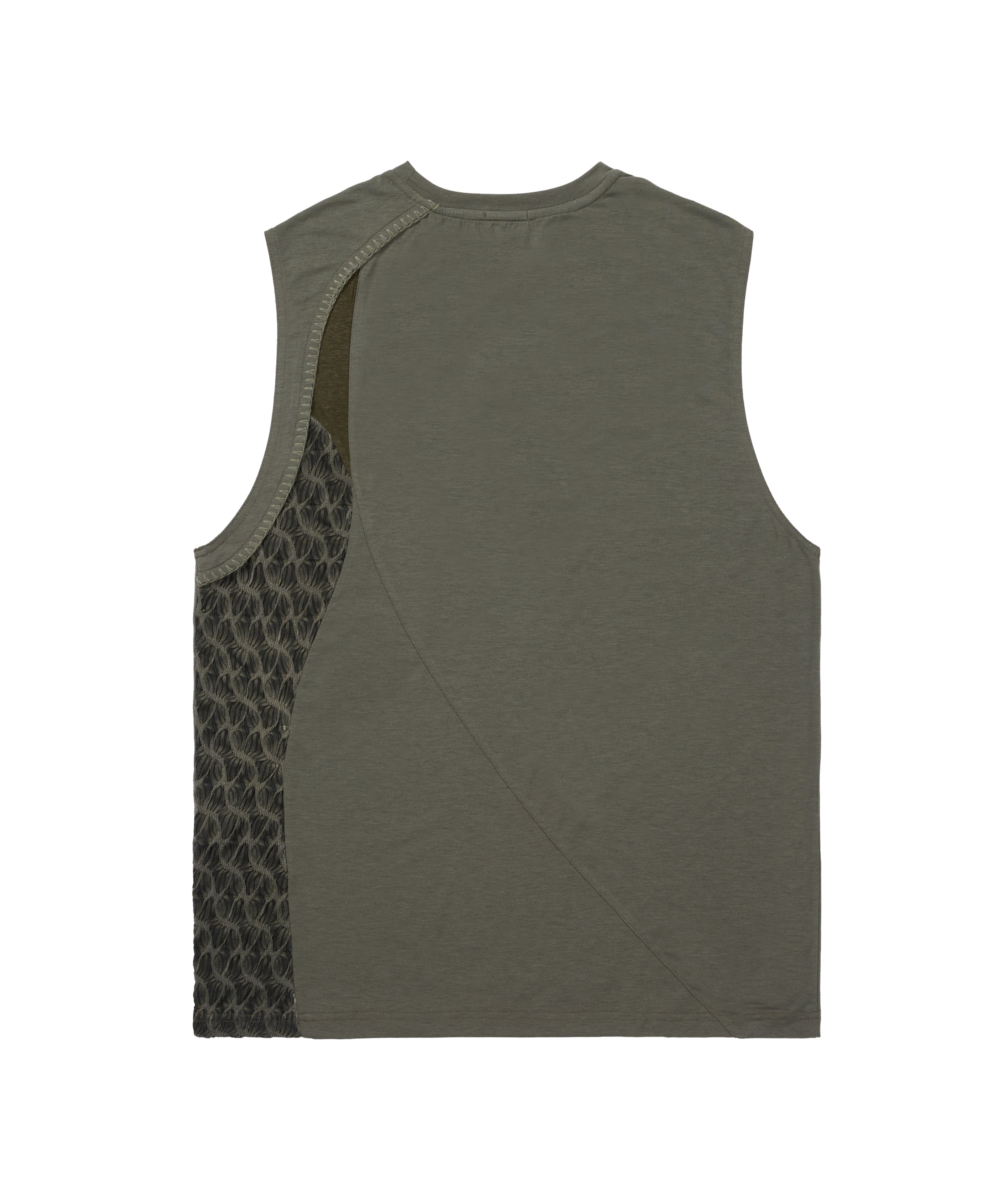 XLIM - Ep.9 Synopsis 01 Tank Top (Khaki) product image 2 | TRAB K-Fashion Australia