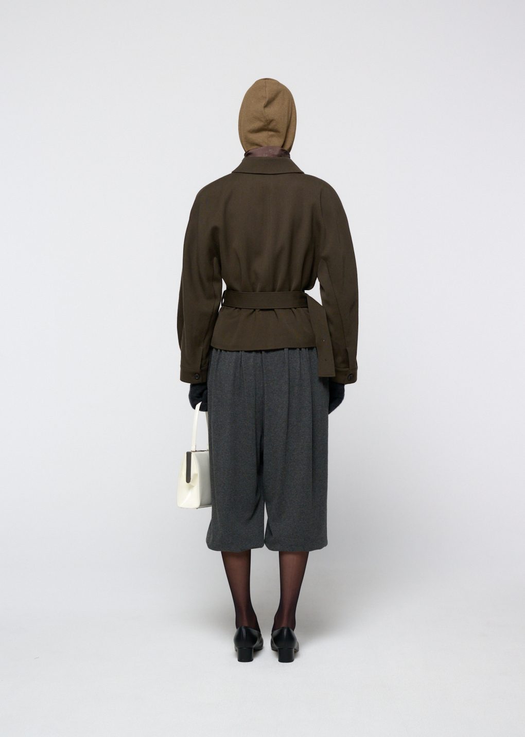 Amomento - Belted wool jacket (Brown) product image 7 | TRAB K-Fashion Australia