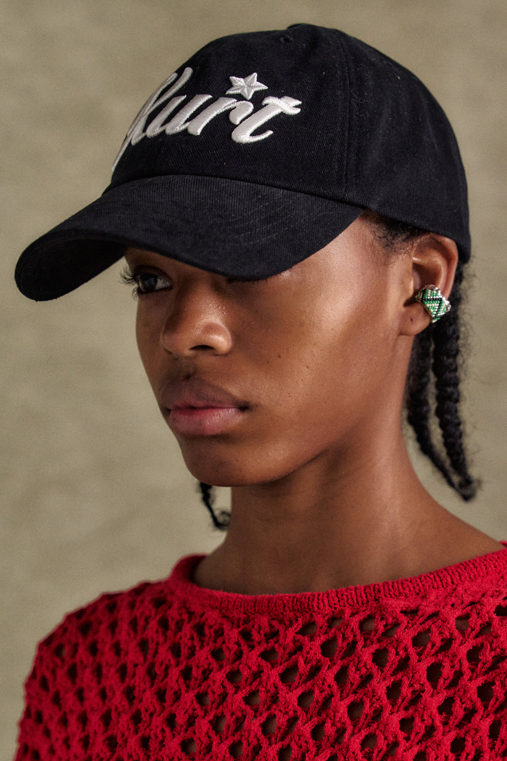 Andersson Bell - Unisex Kurt Star Cap (Black) product image 6 | TRAB K-Fashion Australia
