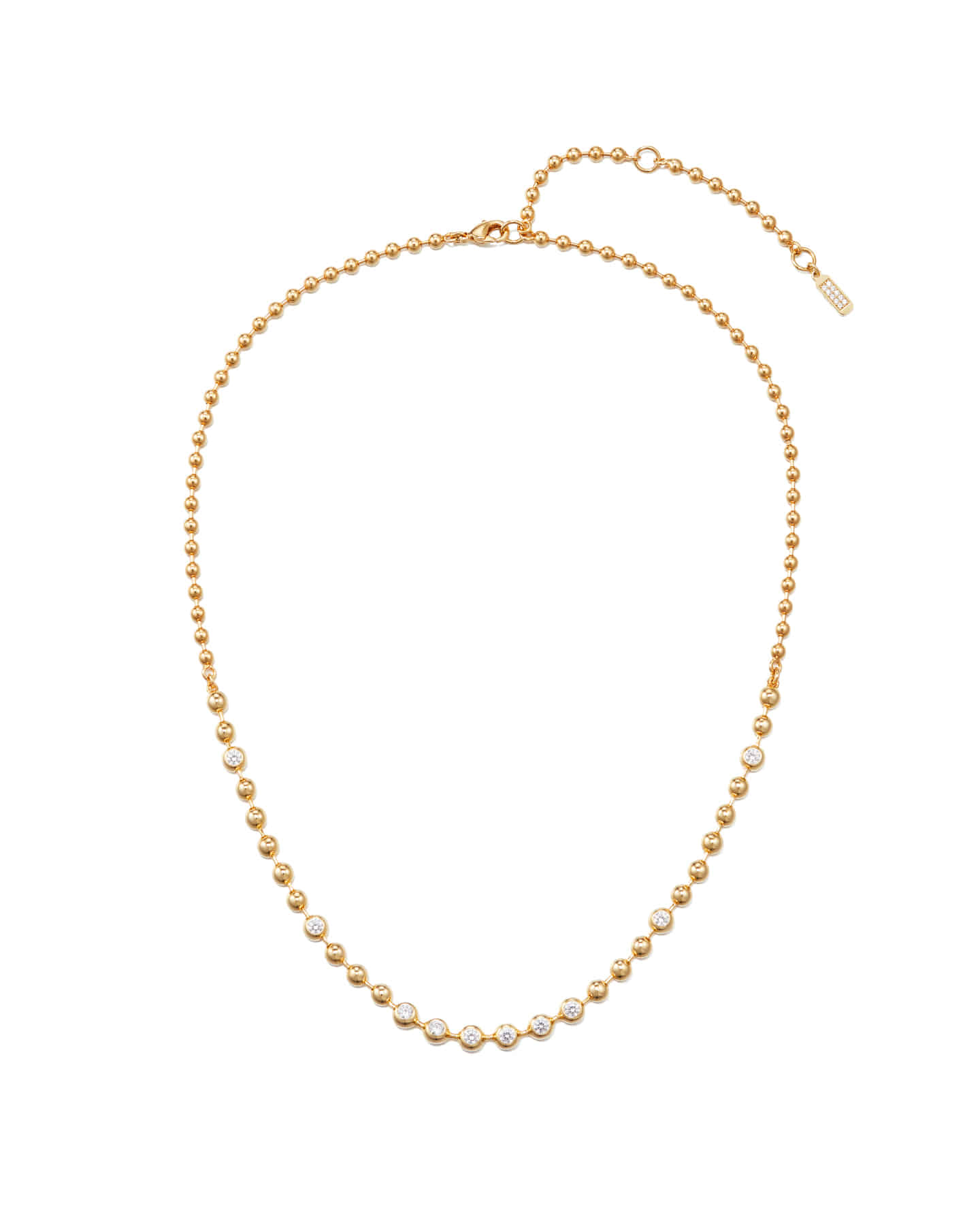 Numbering - Stone Ball Chain Necklace #3703 product image 8 | TRAB K-Fashion Australia