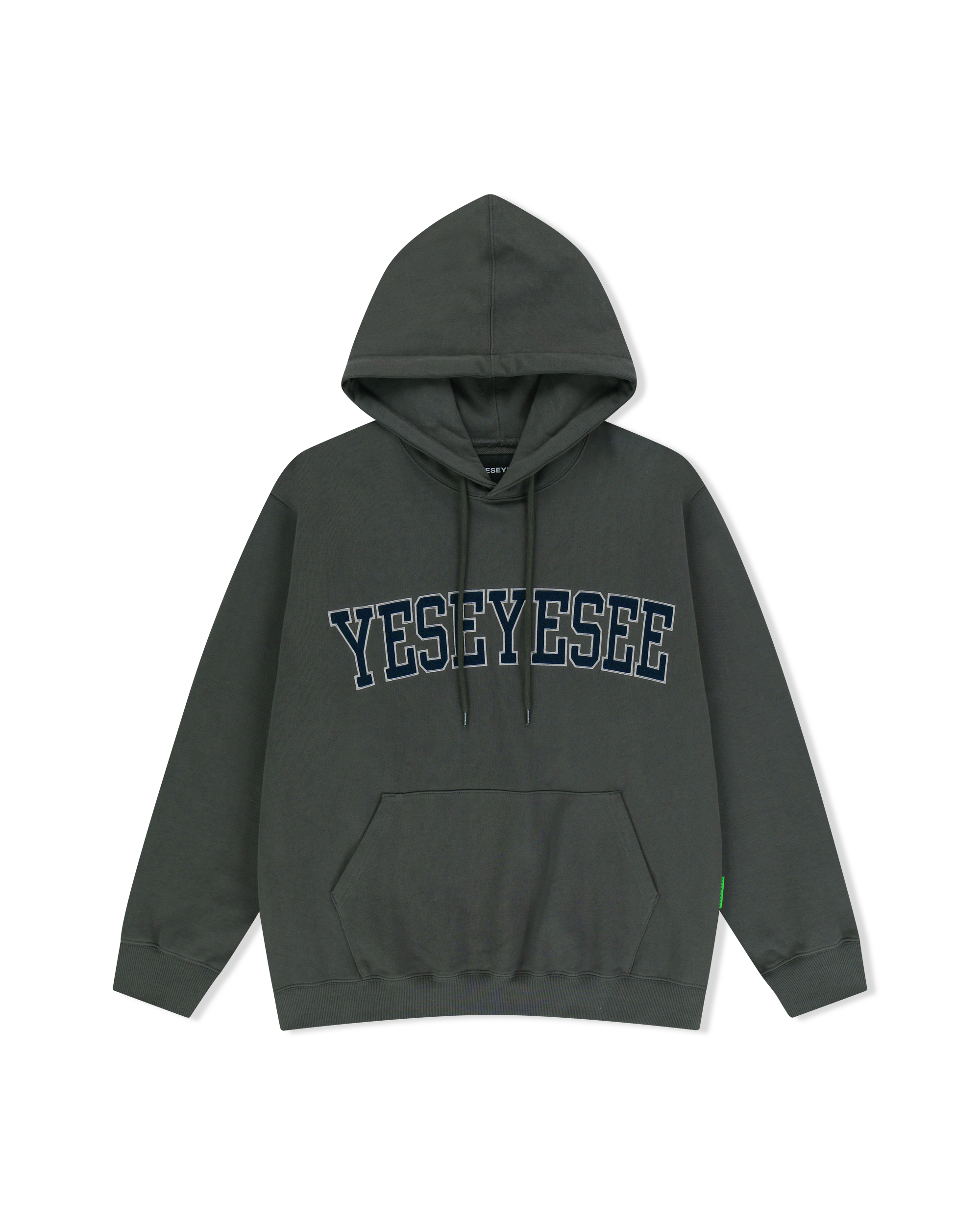 yeseyesee - Arch Logo Hoodie (Khaki) product image 1 | TRAB K-Fashion Australia