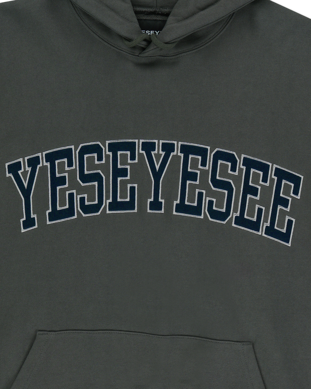 yeseyesee - Arch Logo Hoodie (Khaki) product image 3 | TRAB K-Fashion Australia