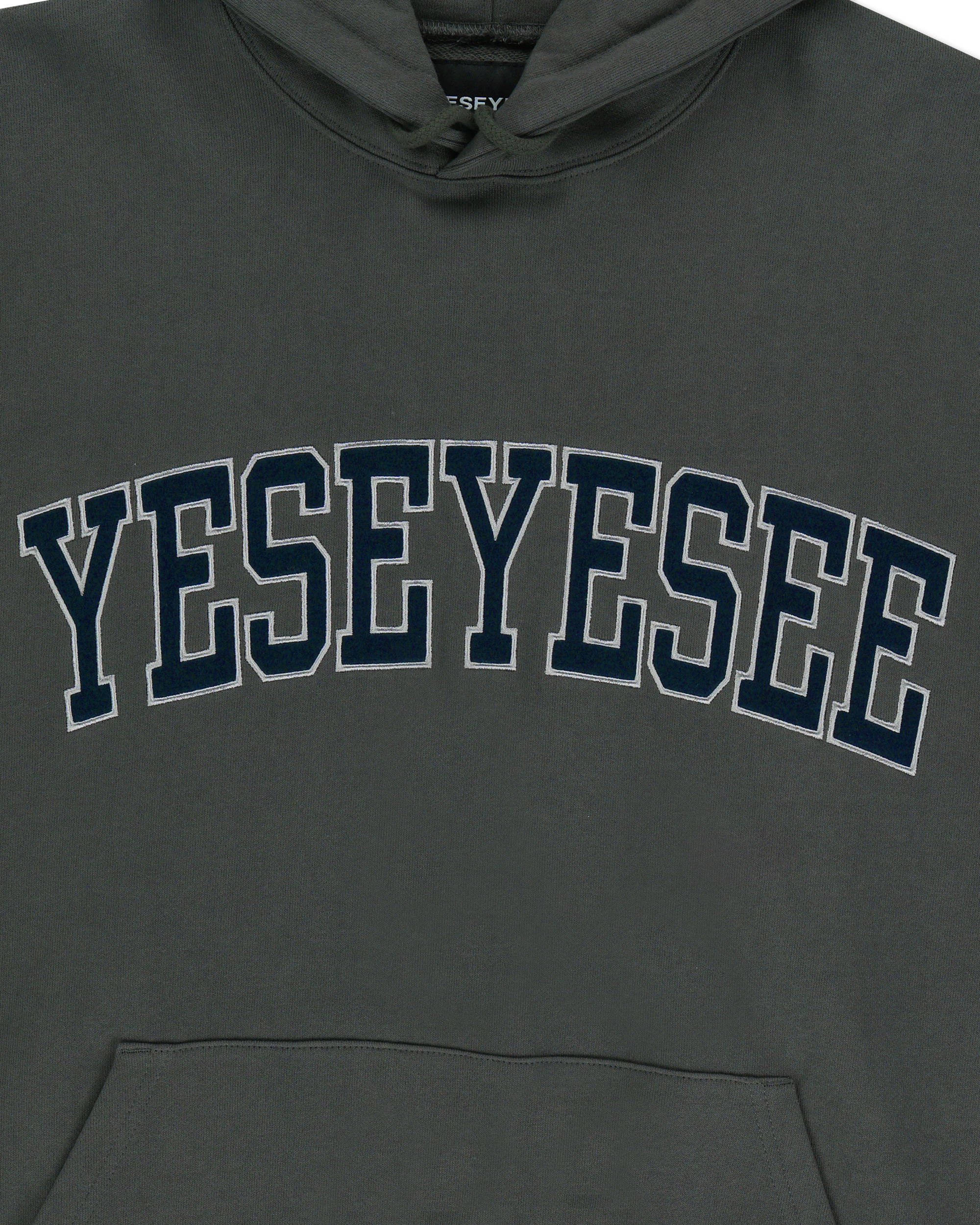 yeseyesee - Arch Logo Hoodie (Khaki) product image 3 | TRAB K-Fashion Australia