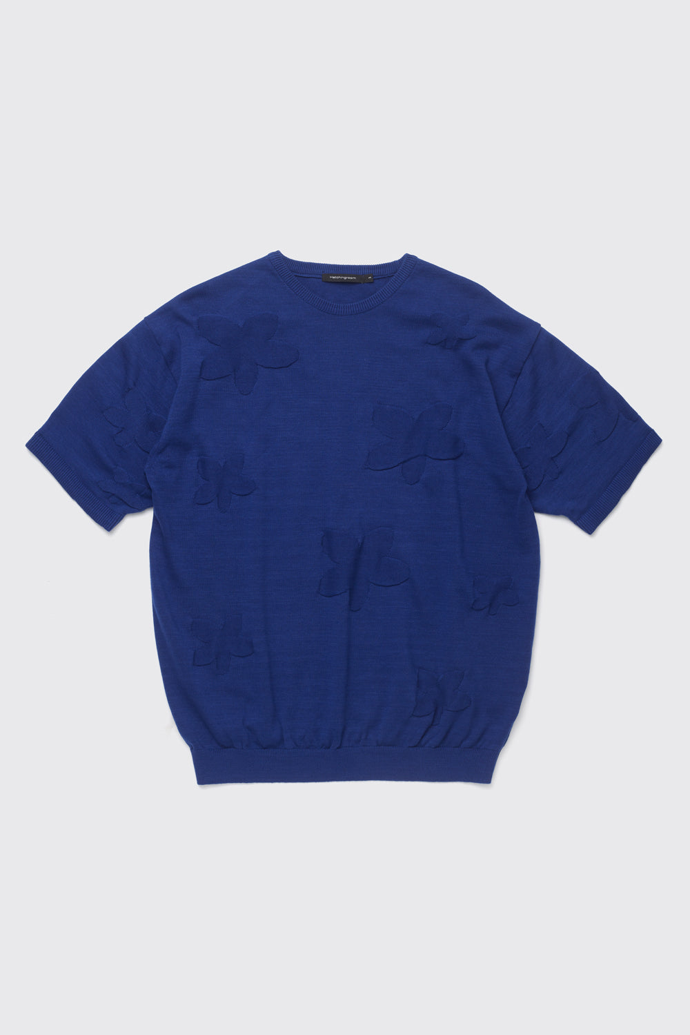 Hatchingroom - Floral Jacquard Knit V2 (Royal Blue) product image 1 | TRAB K-Fashion Australia