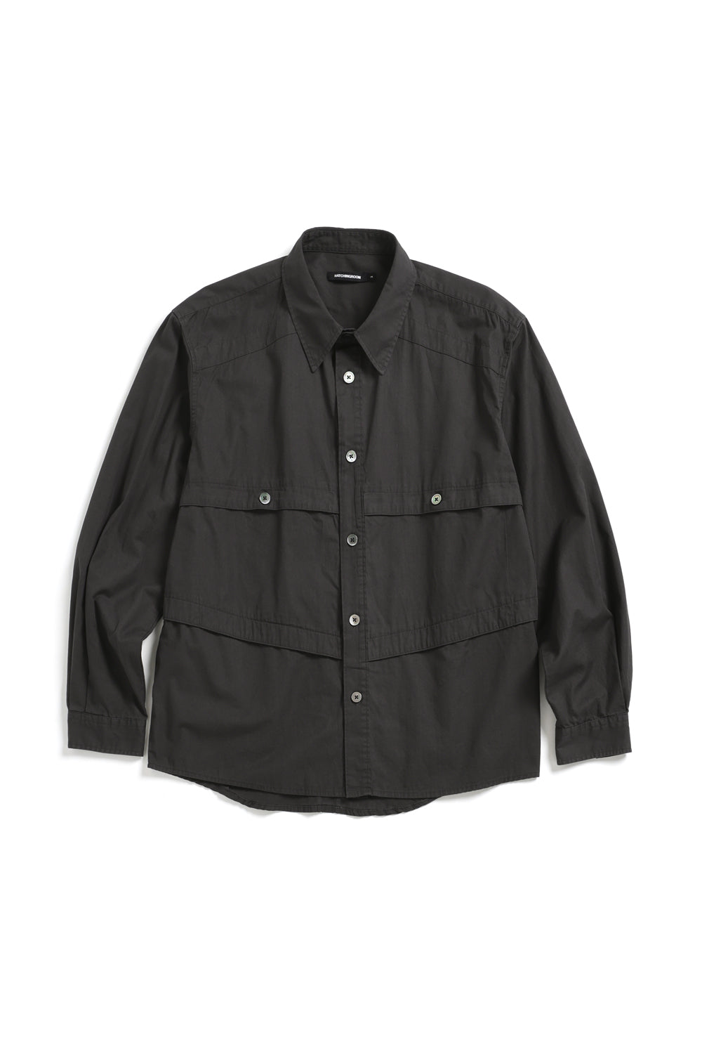 Hatchingroom - Bone Shirt Washed (Charcoal) product image 1 | TRAB K-Fashion Australia